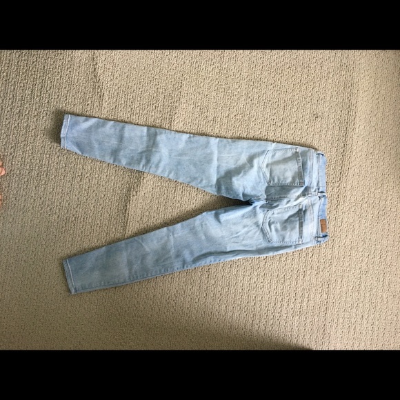 High waisted light wash skinny jeans - Picture 3 of 4